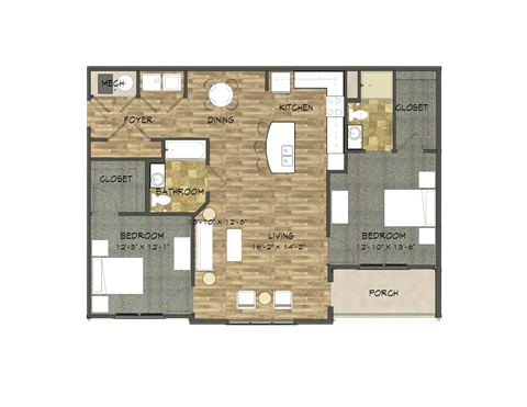 Garden B floor plan